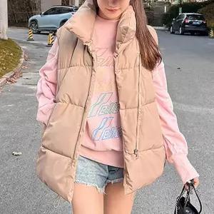데일리 여성 모던 패딩조끼 여성패딩조끼 오버핏 조끼 패딩 베스트 WS-JP21