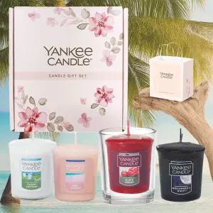 양키캔들 보티브 캔들 4종 A 선물 세트 + 쇼핑백 250g 1개