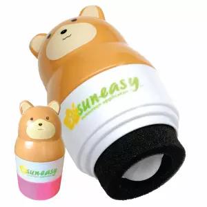 자외선 차단 로션 롤러 어플리케이터 리필 스폰지 100ml 핑크 캡