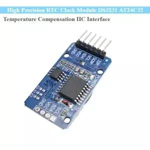 Arduino Raspberry Pi용 온도 보상 IIC 인터페이스가 있는 고정밀 RTC 클록 모듈 DS3231 AT24C32(배터리