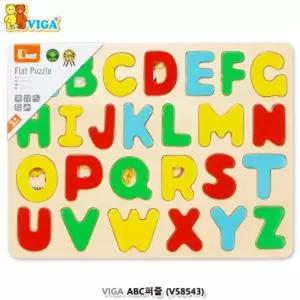 ABC 퍼즐 V58543ABC 알파벳 어린이놀이 학습교구 원목 나무 우드