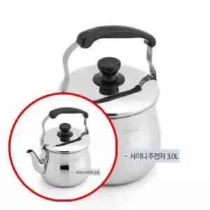 헤이지 C0811 퀸센스 샤이니 인덕션 주전자 3.0L 차주전자 보리차주전자 주전자인덕션