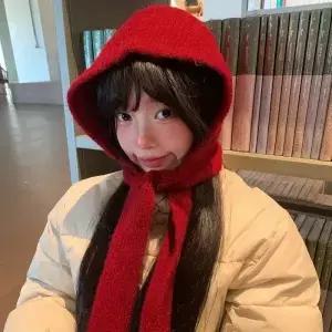 남성과 여성을위한 니트 비니 모자 겨울 따뜻한 남여 후드 목 칼라 스카프 스키 콜드 발라크라바 보닛