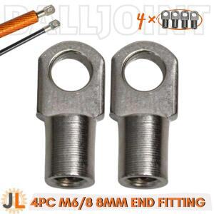 M6/M8 암나사 10mm 가스 스프링 스트럿 리프트 지지대 볼 스터드 소켓 조인트 베어링 엔드 피팅 커넥터 교