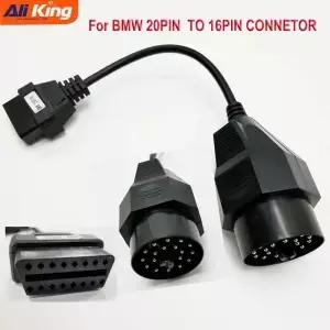 OBD II 어댑터 BMW 20 핀-OBD2 16 암 커넥터 자동차 진단 케이블 e36 e39 X5 Z3