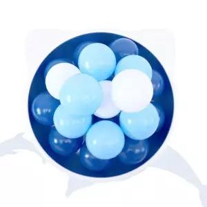 유아 아기 놀이 선물 볼풀공 85mm 오션블루볼 약 80개