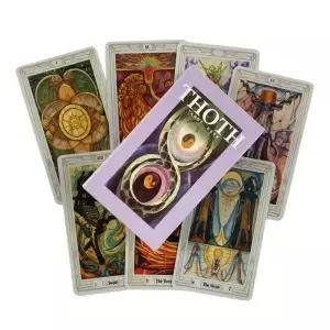 Thoth 타로 카드 운세 데크 영어 버전 에디션 오라클 보드 파티를 위한 테이블 게임