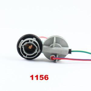 FSYLX 2PCS 1156 BA15S BAY15D 커넥터 암용 자동차 라이트 소켓 전구 와이어 트럭 차량 LED 램프 케이블