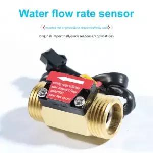 YF-B1 물 흐름 센서 홀 스위치 산업용 유량계 DC5-18V 1-25L/min 1.75MPa 수압 G1/2