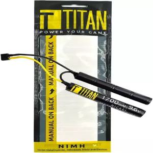 타이탄 배터리 Nimh 에어소프트 AEG 건과 호환 - 9.6V 1700mAh 눈치크