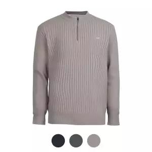 [파파브로] 남성 가을겨울 니트 집업넥 골프 티셔츠 LB-JUAG-2503