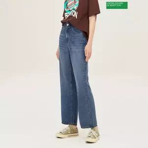 ？매장출고？ 베네통 사계절 데님 밴딩 일자핏 팬츠 BADPB2531_P392159468 청바지 여름