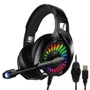 [T쇼페]아이리버 IGH-A20 7.1CH 채널 게이밍 헤드셋 RGB USB LED 고감도마이크 소음방지 게임 노트북 PC 컴퓨터