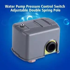 1PC 수압 스위치 40-60PSI 110V-230V 효율적인 펌프 컨트롤러 장비 액세서리 조정 가능한 이중 스프링 폴