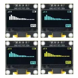 0.96 인치 OLED IIC 직렬 백색 디스플레이 모듈 Arduino 용 128X64 I2C SSD1315 12864 LCD 스크린 보드