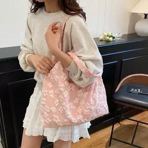[라일리] Rly 여성 캔버스 숄더 꽃무늬 모던 베이직 회식룩 가