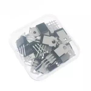 5/10/25PCS Mosfet IRFZ44N TO220 트랜지스터 키트 고전력 49A 55V 전계 효과