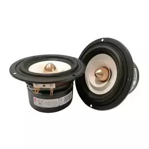 2020 Audio Labs 4 홈 오디오 DIY 풀 레인지 스피커 드라이버 유닛 흰색 혼합 용지 콘 고무 서스펜션 차폐
