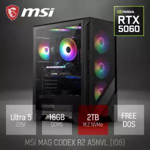ⓒ MSI MAG CODEX R2 A5NVL I08 울트라5 225F 16GB 2TB / 고성능 영상편집 그래픽작업 캐드 게임 브랜드PC