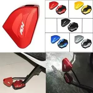 혼다 ADV150 PCX160 150/125 150 160 오토바이 액세서리 사이드 스탠드 익스텐션 킥스탠드 플레이트 패드