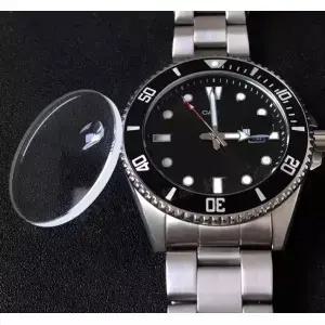 MDV-106 2.7x32.7mm 블루 AR 코팅 평면 사파이어/미네랄 유리 교체(날짜 포함)