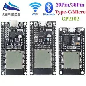 CP2102 ESP32 개발 보드 30핀/38핀 마이크로/타입-C USB WiFi+블루투스 초저전력 소비 듀얼 코어 CPU