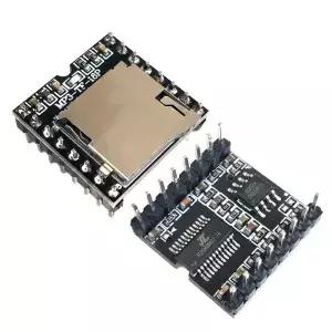 DFPlayer 미니 MP3 플레이어 모듈 음성 디코드 보드 지원 TF 카드 U IO/직렬 포트/AD arduino Diy 키트