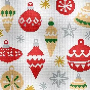 징글벨 (캔버스) 보석십자수 25x25
