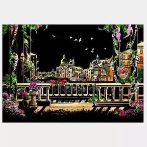 B -06 드로잉 스크레치종이 VENICE 베니스 베네이차 이탈리 (5봉 묶음)