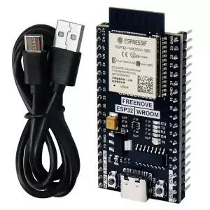 Freenove ESP32-WROOM 무선 보드 듀얼 코어 32비트 240MHz 마이크로컨트롤러 Python C 코드 예제 프로젝트