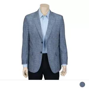 페일드 여름 정장 체크 콤비 자켓