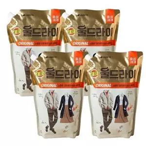 [셀러허브 생활리빙][테크] [테크] 울드라이 1.3L 리필형 4개 (11395202A)