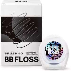 브러시모 블랙 치실 Bloss 확장형 잇몸에 부담 없는 진정 민트 플라그 제거를 위한 천연 가 설계한 및 PFAS