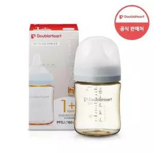 [더블하트] 모유실감 3세대 PPSU 모먼트 160ml (S젖꼭지포함)
