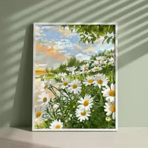 DIY 명화 그리기 40x50cm 국화꽃밭 힐링 취미 셀프 인테리어 유화 OV-1004473