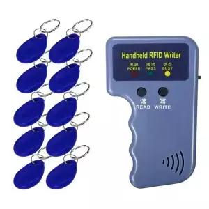 125KHz RFID 프로그래머 복제기 복사기 라이터 리더 ID 카드 클로너 및 키