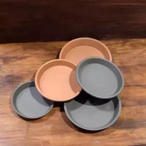 이태리컬러 플라스틱 화분받침(3호) 내경110mm/외경135mm