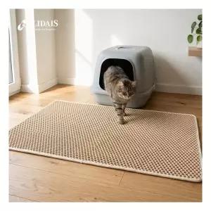 플리다스 쏘옥 벌집 고양이 모래매트 사막화방지 모래 발판 70x120cm