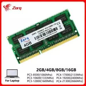 DDR2 4GB 2133 2400 2666Mhz PC3 10600 12800 19200 21300 노트북 1333 1600 RAM 메모리