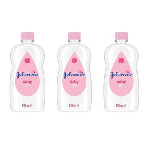 Johnsons Baby Oil 존슨즈 베이비 오일 무향 500ml 3개