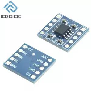 X9C104 디지털 Potentiometer 모듈은 100 차 전위차계 회로의 균형을 맞추기 위해 다리를 조정합니다