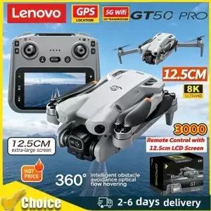 레노버 GT50 드론 장애물 회피 HD 카메라 브러시리스 모터 대형 스크린 리모컨 쿼드콥터 장난감.