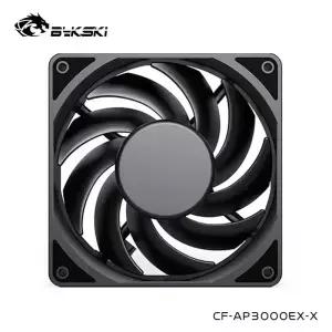 Bykski 120cm 4PIN PWM 팬 강력한 고 유량 컴퓨터 케이스 라디에이터 쿨러 마스터 최대 3000RPM 2 볼