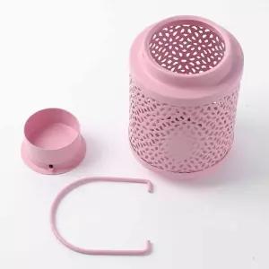 IOWFK560E 철제 초홀더 캔들몰드 양 촛불거치대 초거치대 핑크 향 캔들거치대 캔들홀더