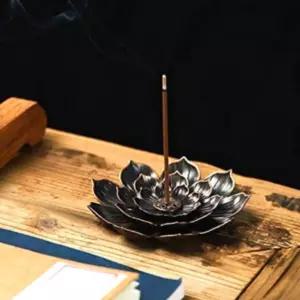 인센스 꽂이 스틱 향 초 받침대 연꽃 홀더