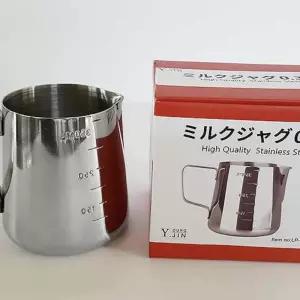350ml 밀크 저그 컵 피처 스팀피쳐 라떼 우유 홈카페 바리스타용품