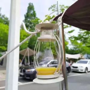 IKWFN00Y0 헌군 아이보리 거치대 랜턴 무드등 티라이트 램프 용조명 홀더 캔들 캠핑