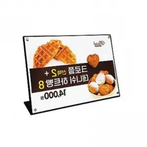 IKWFJ02EF 철제 식당표지판 인쇄물 음식점가격표 홍보물 카페 팝 자석 뉴판 테이블가격표 안내판 스탠드 메