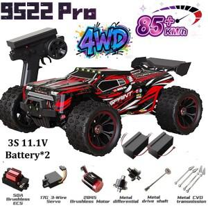 WLtoys 9522 Pro 1:16 4륜구동 브러시리스 전문 레이싱카 85km/h 무선 조종 오프로드 드리프팅 RC카 (도로