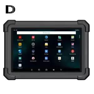 USB 포트가 있는 LAUNCH 태블릿 10.1인치 검정색 4GB RAM 안드로이드 블루투스 OBD2 진단 도구 스토리지